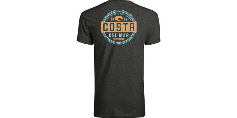 Costa Del Mar Prado Short Sleeve T Shirt, Dark Heather, 2XL - Image 1